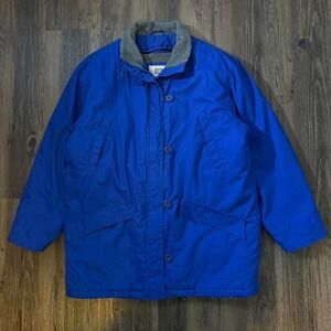 Faded Glory Womens Blue Barn Coat Jacket Authentic‎ Outerwear Medium Winter